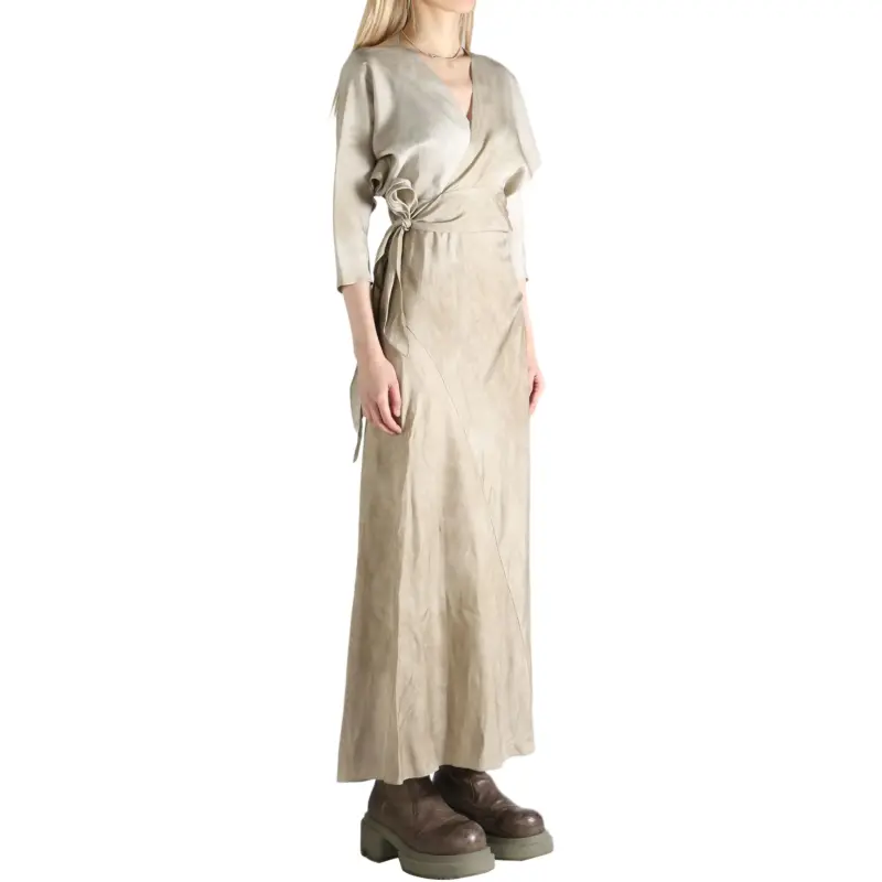 CORTANA Long Sleeved Dress Women's Beige-2