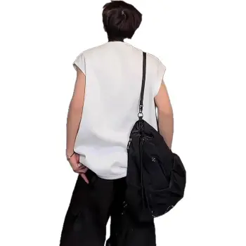 DUATOGE Tank Tops Men White 