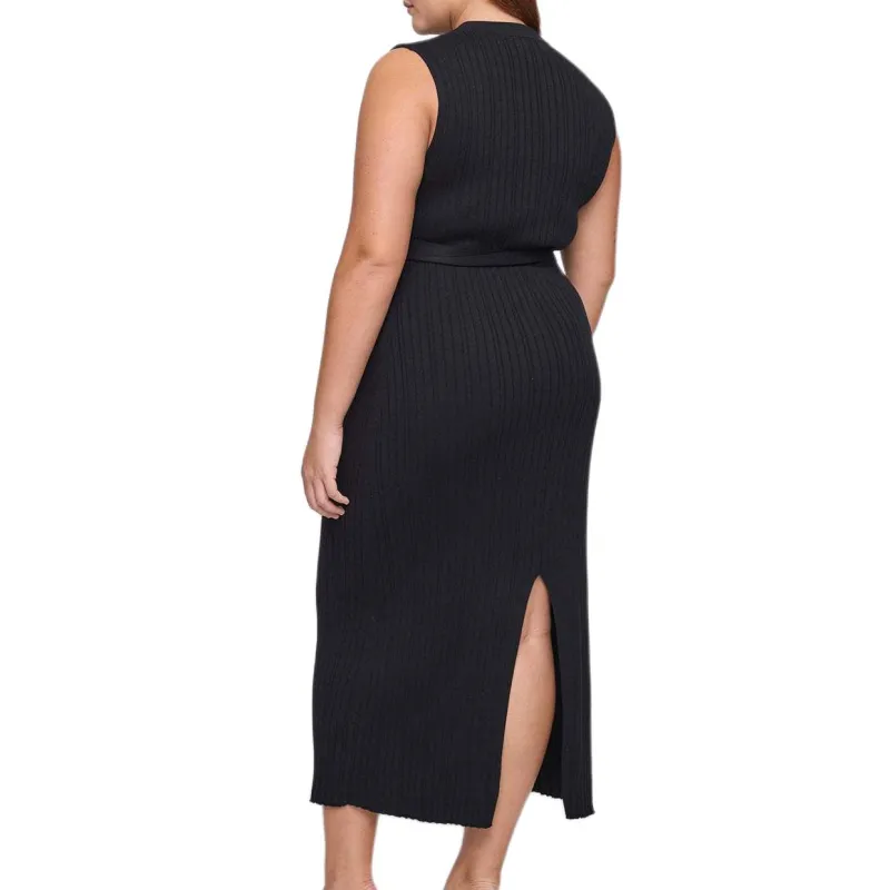 ANNA QUAN FW24 Sleeveless Dress Women's Black-4