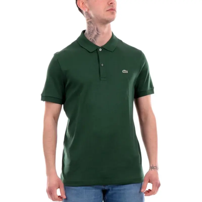 LACOSTE Polo Shirt Men's Dark Green-1