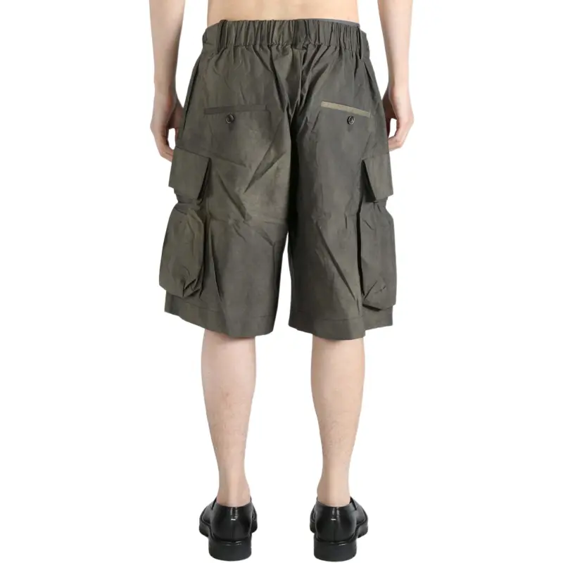 UMA WANG Faded Effect Pocket Shorts-1