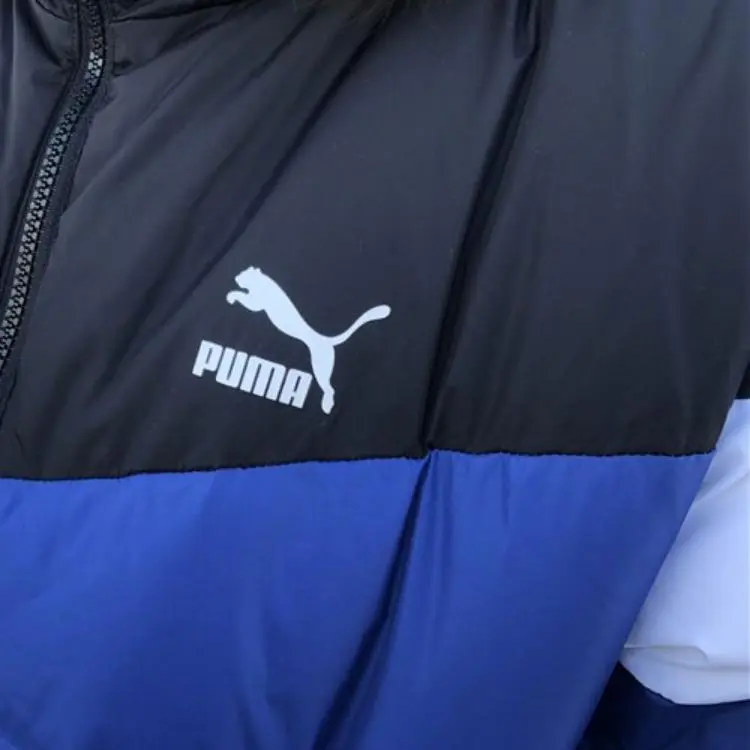 PUMA Essentials Down Jacket Unisex Black Blue-2