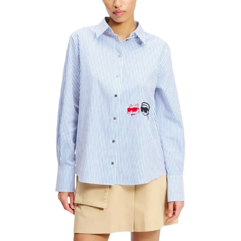 Karl Lagerfeld Ikon Duo Print Shirt-3