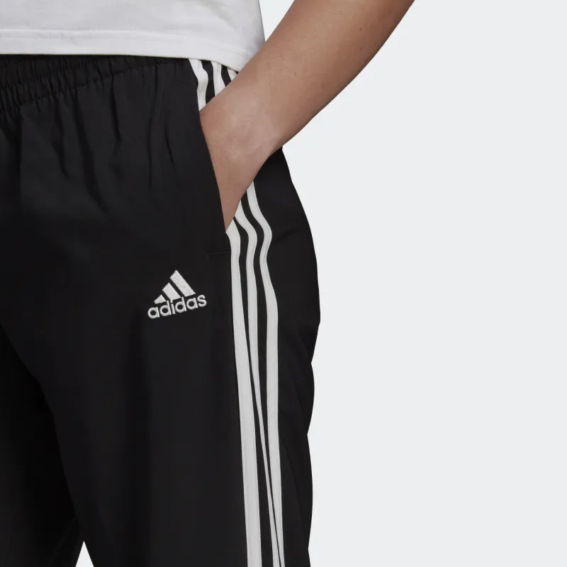 Adidas W 3s Wv E 78pt Knitted Sports Pants Women's Black-4