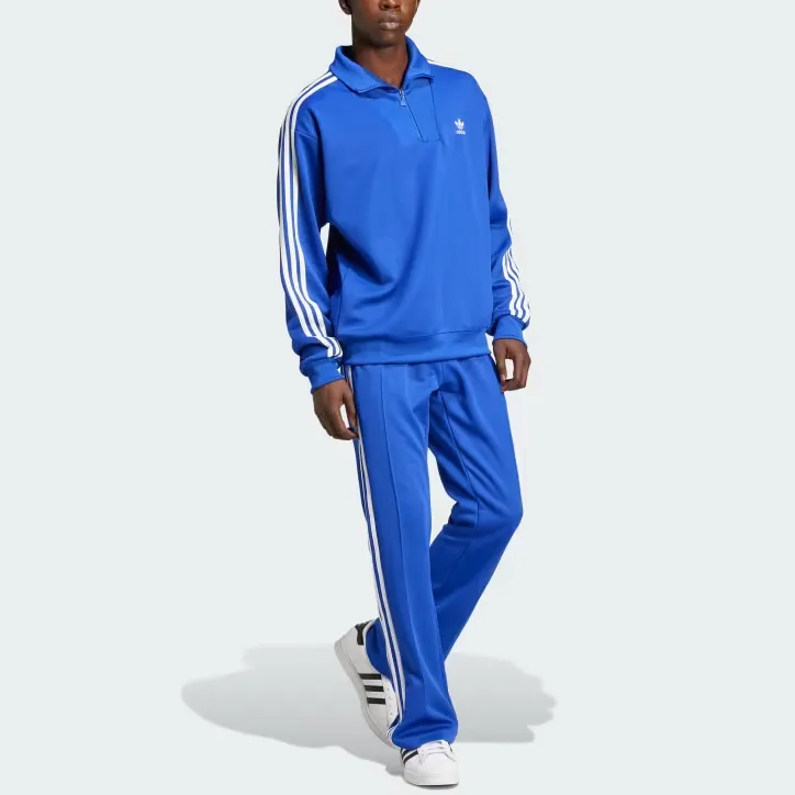 Adidas ADICOLOR FUNNEL NECK TRACK TOP American Sweatshirt Men's Semi Transparent Blue-1