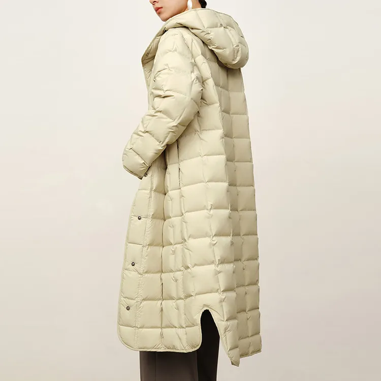 JZ Juzui Down Jacket Women's Yellow Green-2