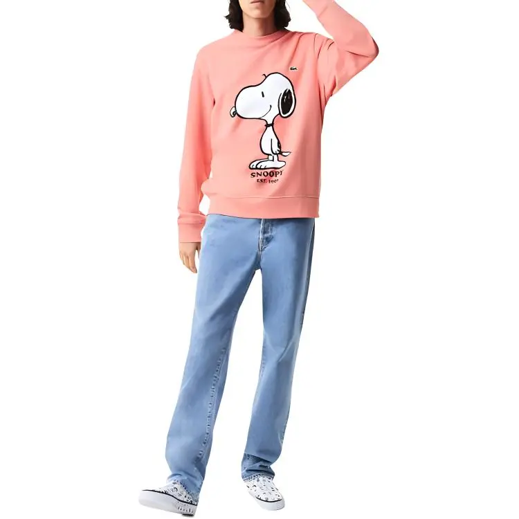 LACOSTE Sweatshirt Men's Pink Orange-2