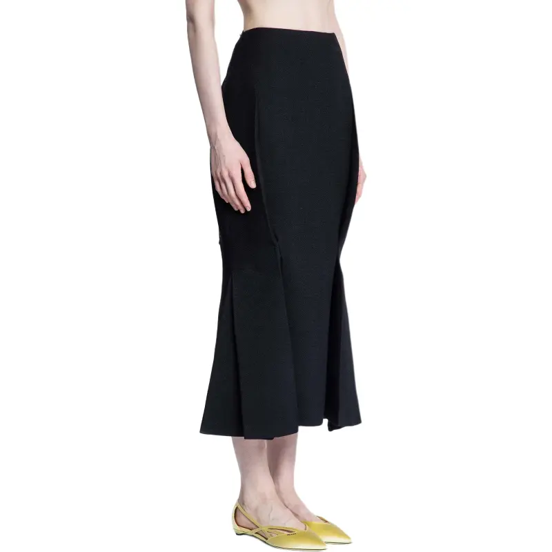 PRADA Casual Long Skirts Women's Black-3
