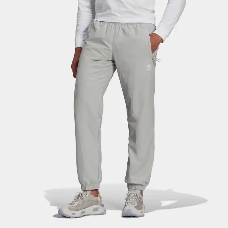 Adidas Knitted Sweatpants Men Light Gray-2