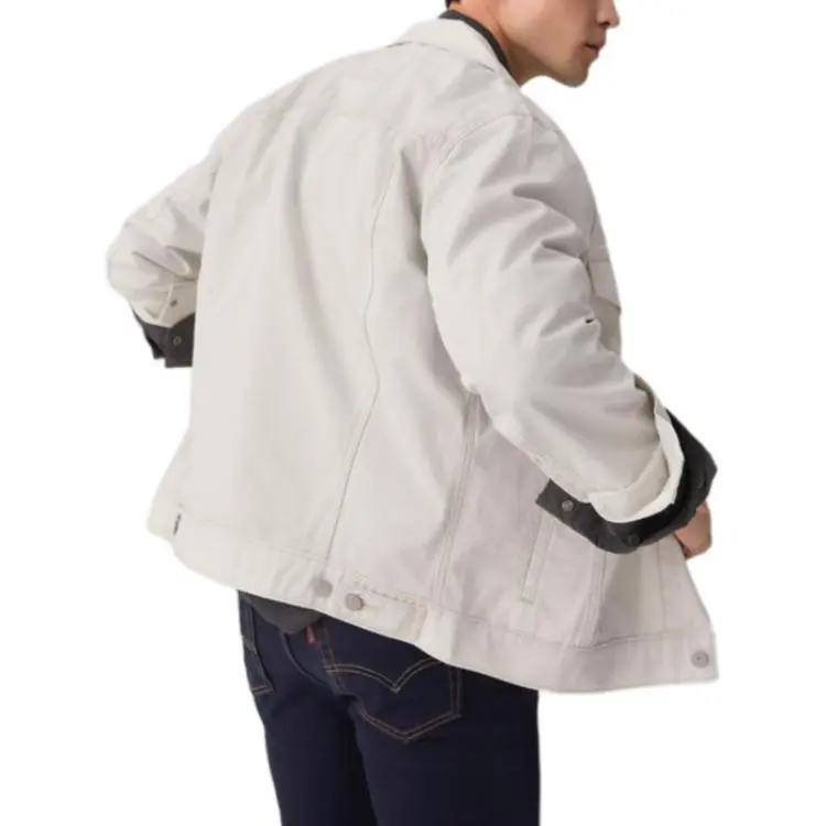 Levi’s Jackets Coats Men's Gray White-5