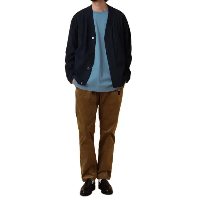 Beams Sweaters Men Marine Blue-2