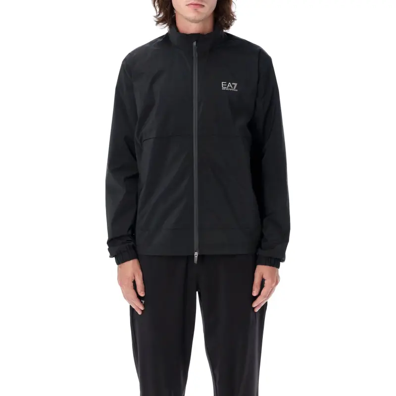 EMPORIO ARMANI Logo Printed Zipped Bomber Jacket-1