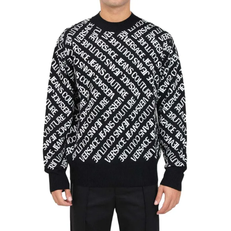 VERSACE JEANS COUTURE Sweatshirts Men Black-3