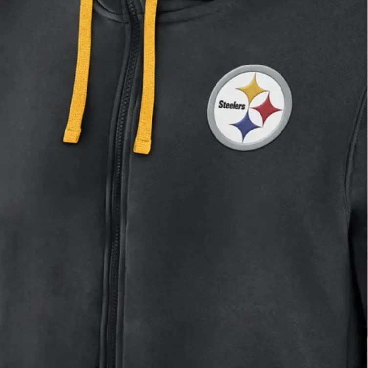 Nike Pittsburgh Steelers Club Men's Nike Nfl Full-Zip Hoodie-2