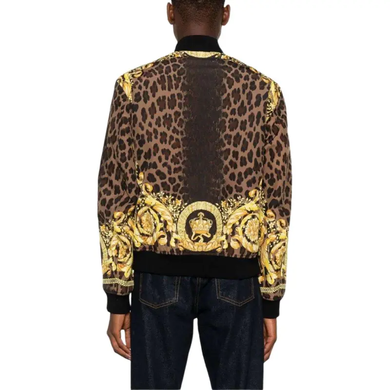 VERSACE Wild Barocco Reversible Bomber Jacket-5