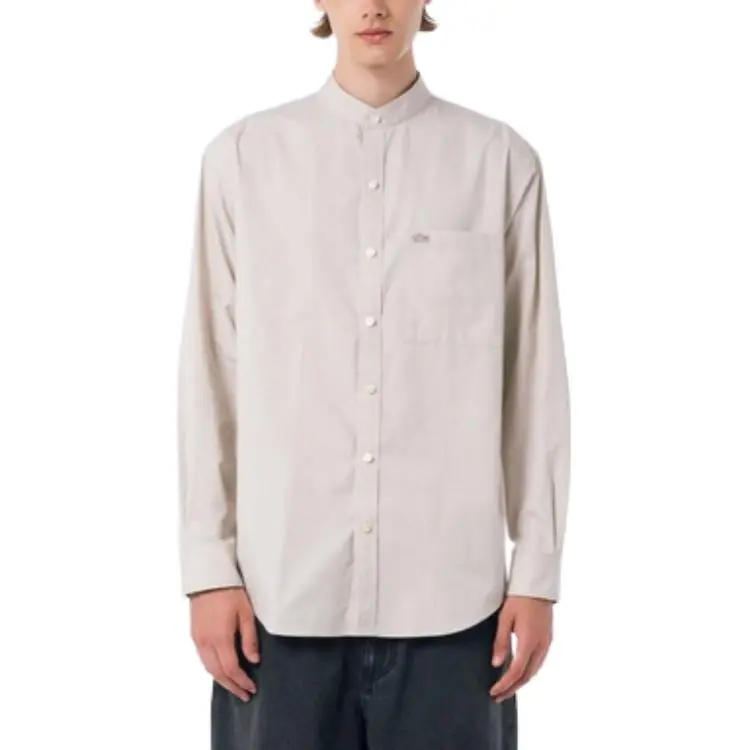 LACOSTE Shirts Men Gray-2