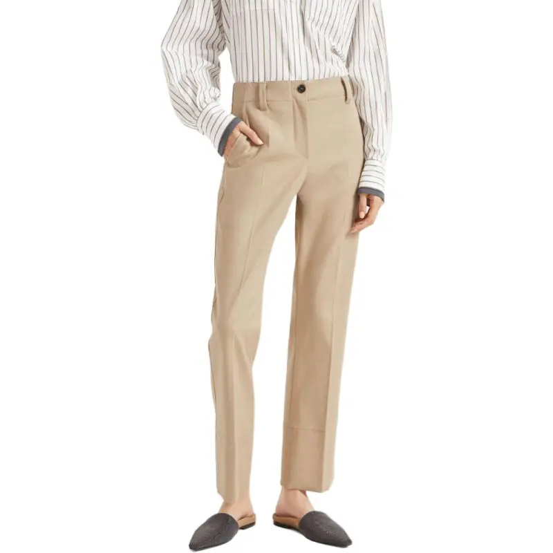 Brunello Cucinelli Kickflare Cigarette Trousers-2