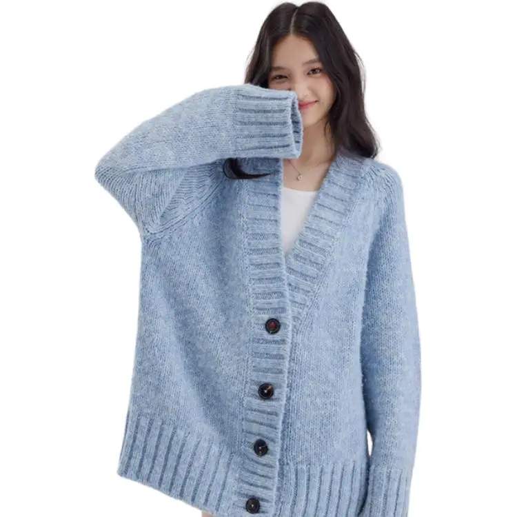 DEAR DEER PUFF Knitwear Women's Blue-3
