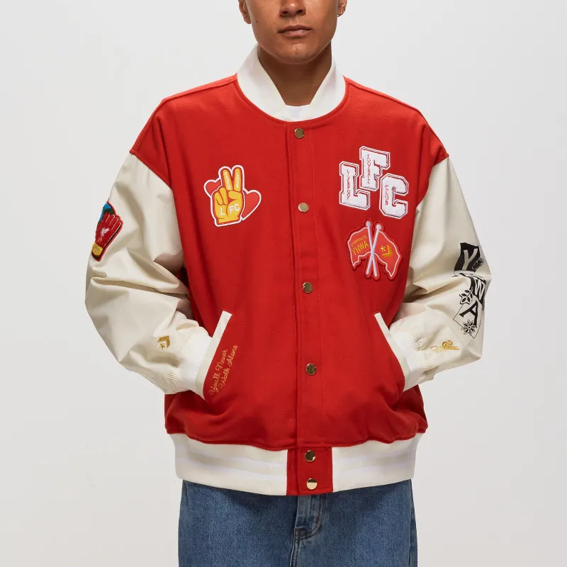 Converse X Lfc Woven Varsity Jacket-1