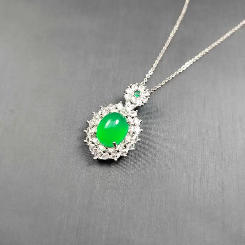 Gifts Chalcedony Necklaces Women's-14