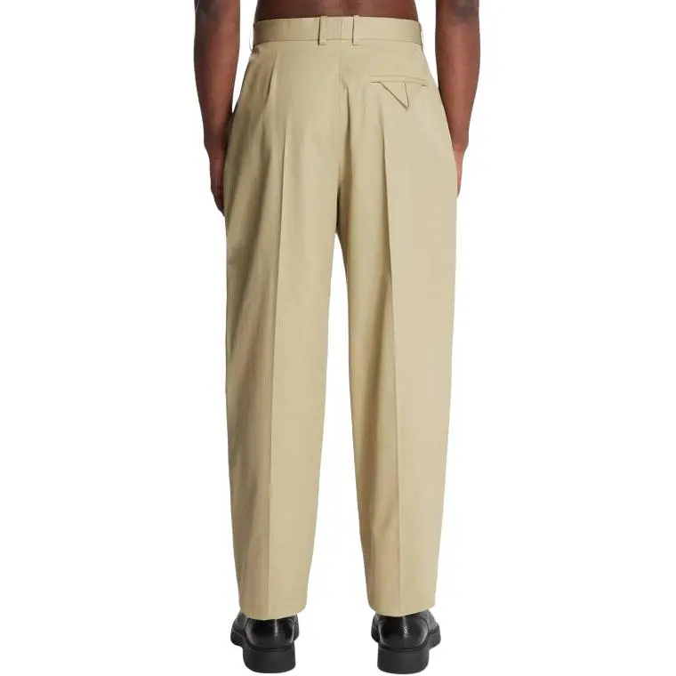 Bottega Veneta Straight Leg Twill Trousers-1