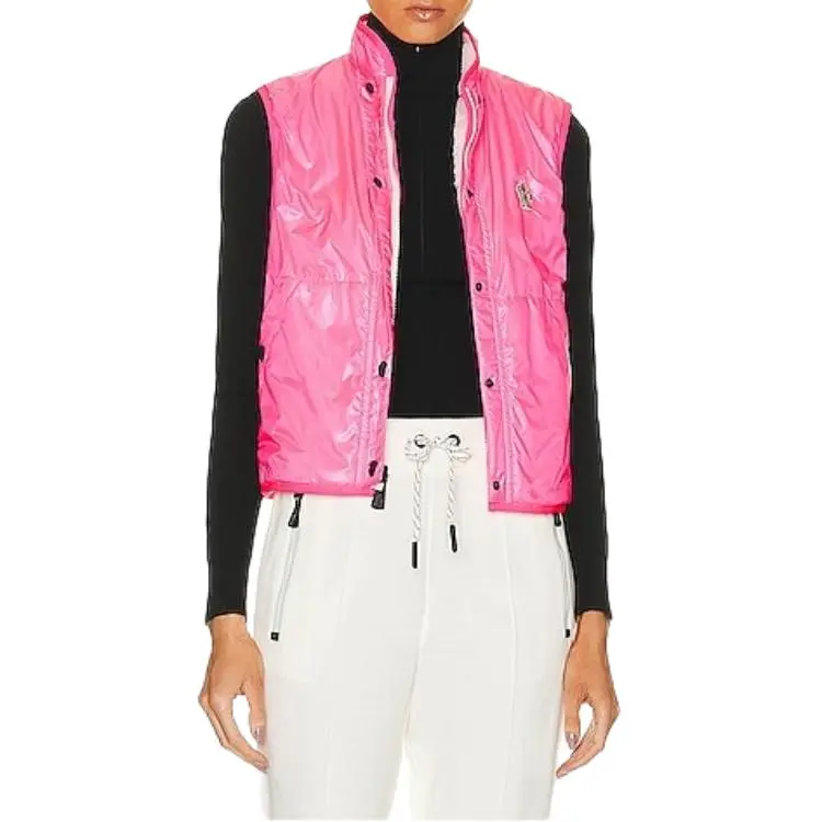 Moncler Grenoble Vests Women's Pink-4
