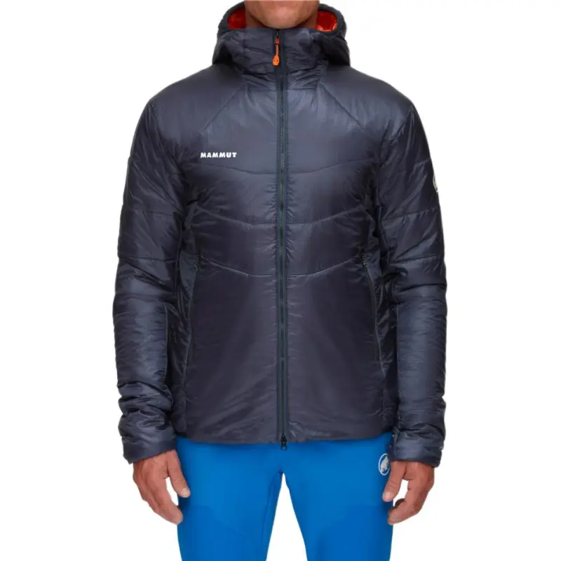 MAMMUT Eigerjoch Jackets Coats Unisex Dark Midnight Black Comes With Necklace-2