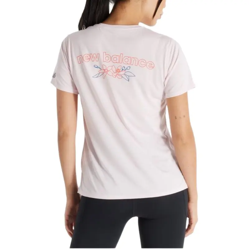 New Balance Regular T Shirt Women's Pink-1