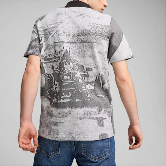PUMA Mercedes-AMG Petronas F1® Men's Jacquard Polo-3