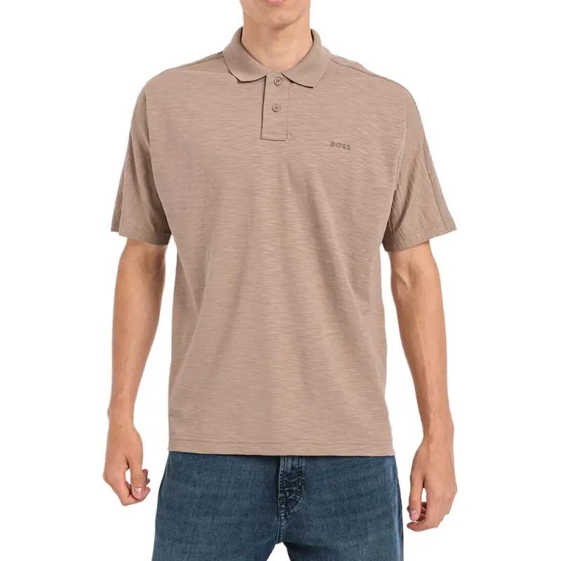 HUGO BOSS Logo Detailed Short Sleeved Polo Shirt-2