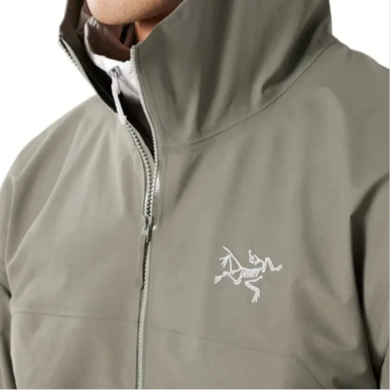 Arcteryx BETA Waterproof, Windproof, UV Protection, Breathable, Abrasion Resistant Windbreaker Jacket Men's Dusty Green-4