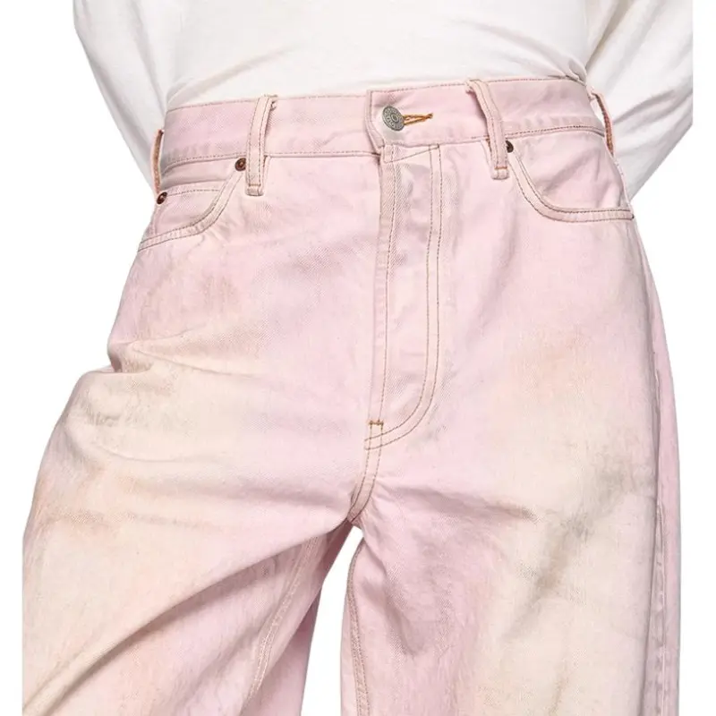 Acne Studios Jeans Unisex Light Pink-5