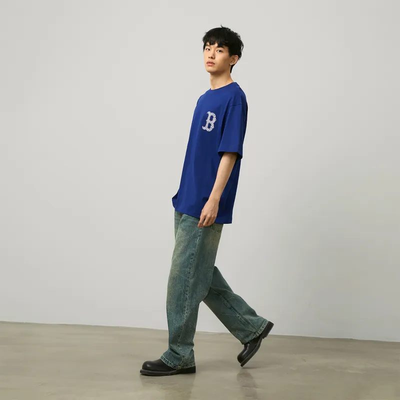 MLB SS24 T Shirt Unisex Royal Blue-4