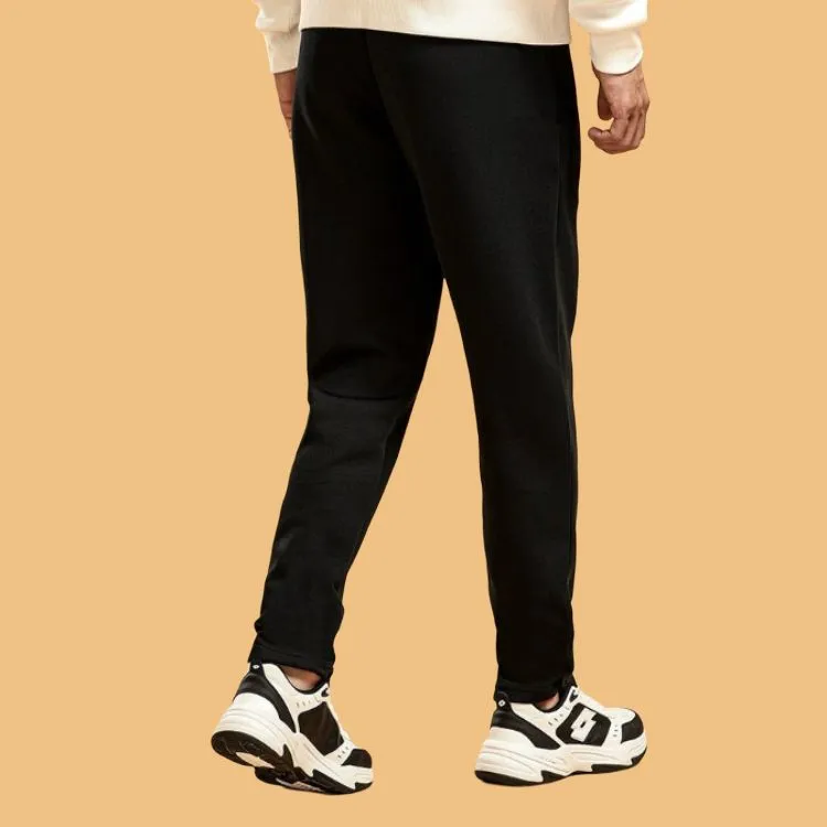 LOTTO Knitted Sports Pants Men's Black-2