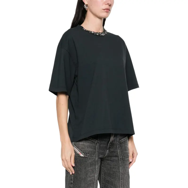 Golden Goose Embellished Neck T Shirt-3