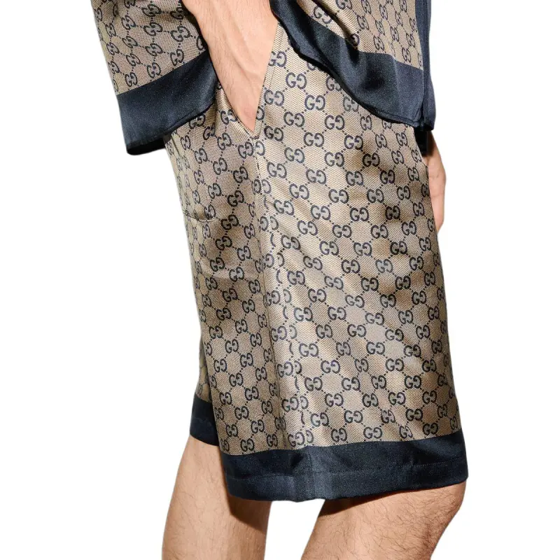 GUCCI All Over Logo Shorts-5