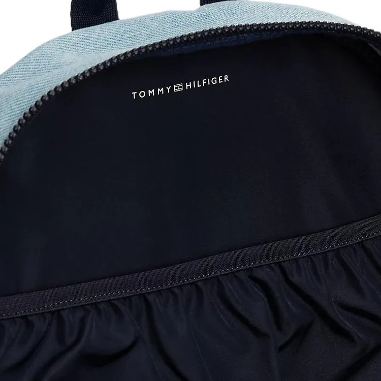 Tommy Hilfiger 100% Cotton Backpack Kids' Light Blue-3