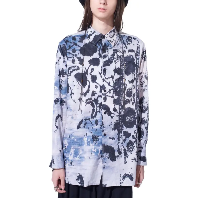 Yohji Yamamoto S'YTE FW24 Shirt Unisex Blue-12