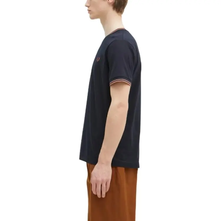 FRED PERRY T Shirt Men's Marine Blue-2
