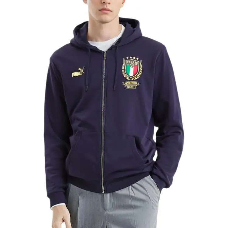 PUMA Jackets Men Navy Blue-1