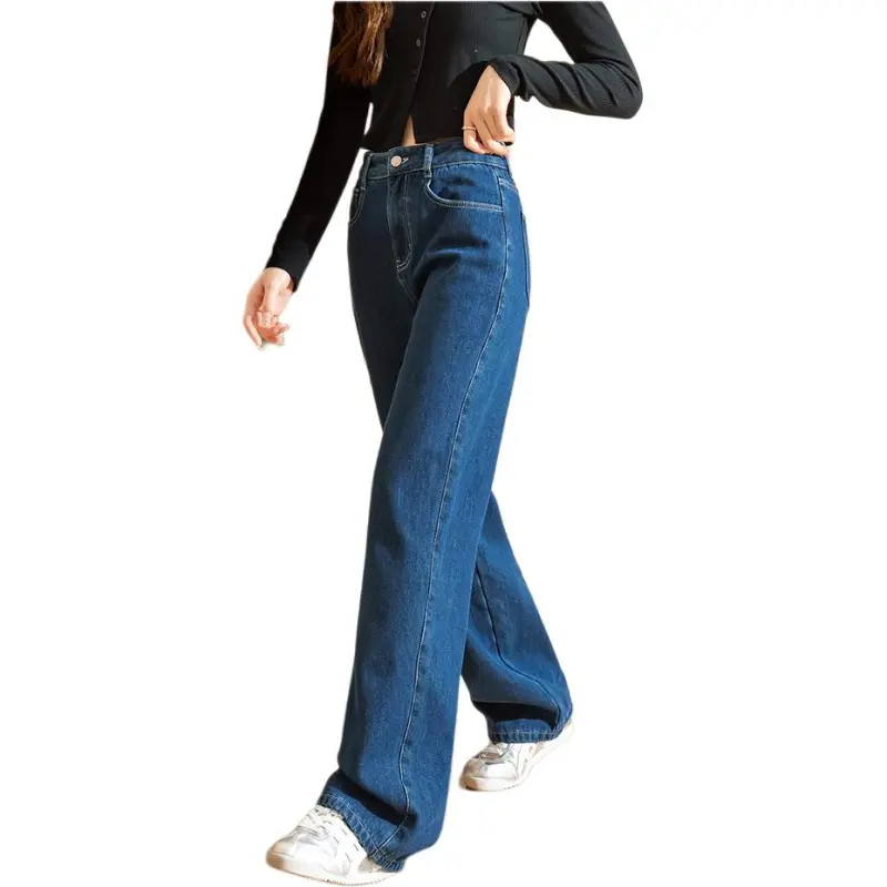 Tonlion Jeans Women's Dark Denim Blue-2