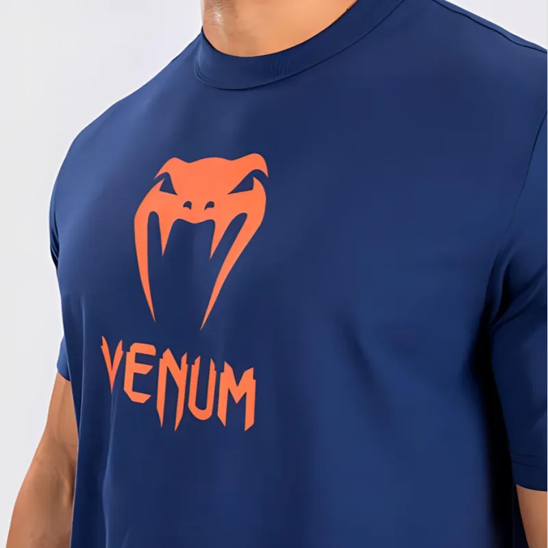 VENUM T Shirt Unisex Marine Blue/Orange-1