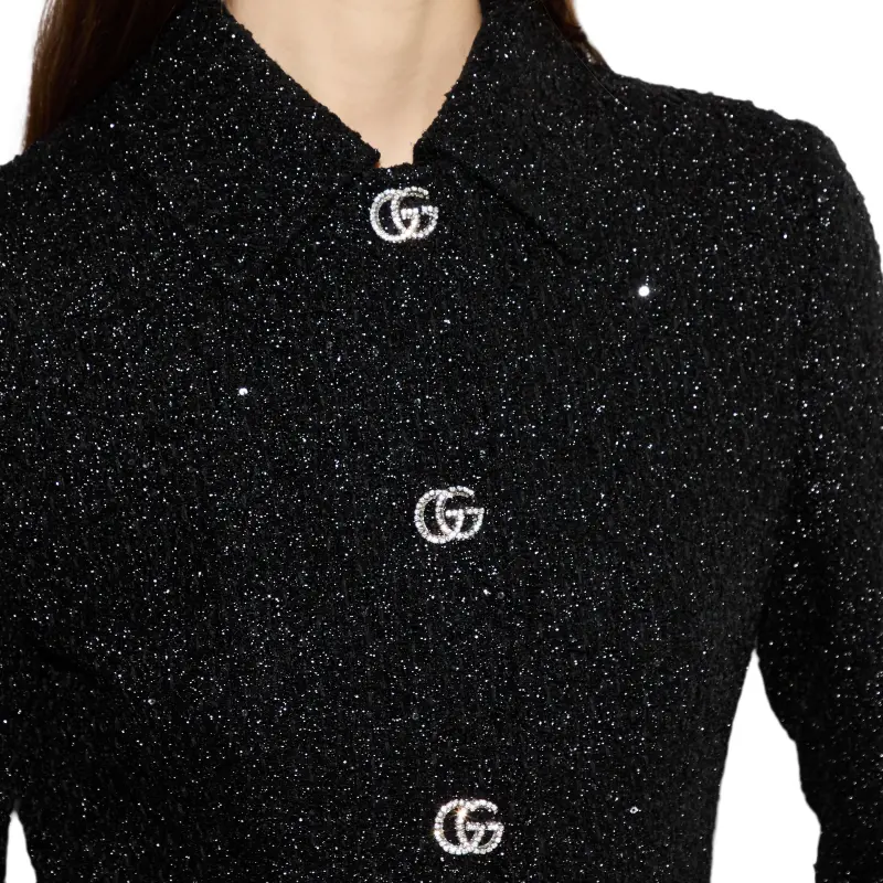 GUCCI FW24 Jackets Coats Women's Black-5