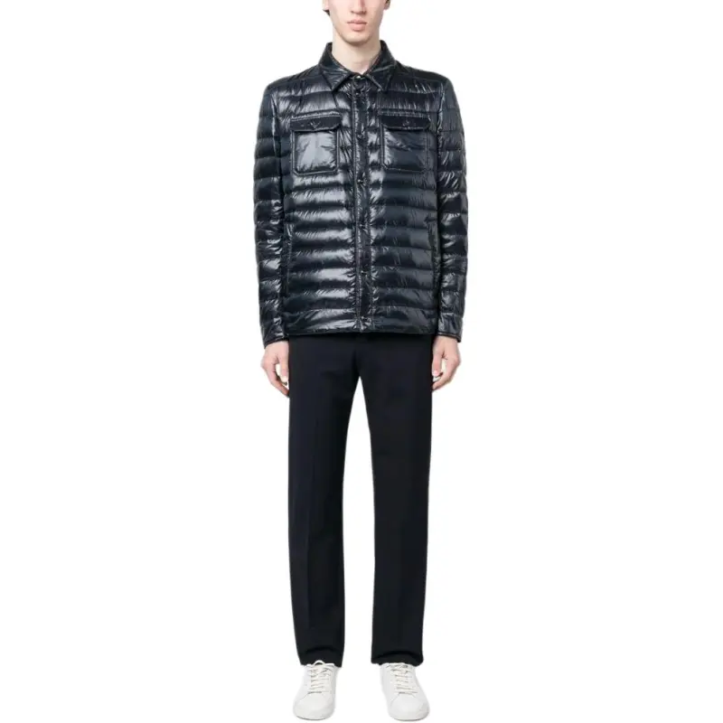 HERNO Long Sleeved Quilted Down Jacket-2