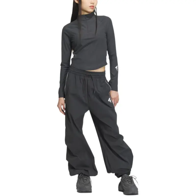 Adidas Climacool Raglan Sleeve T Shirt Women's Carbon Black/Bright White-2
