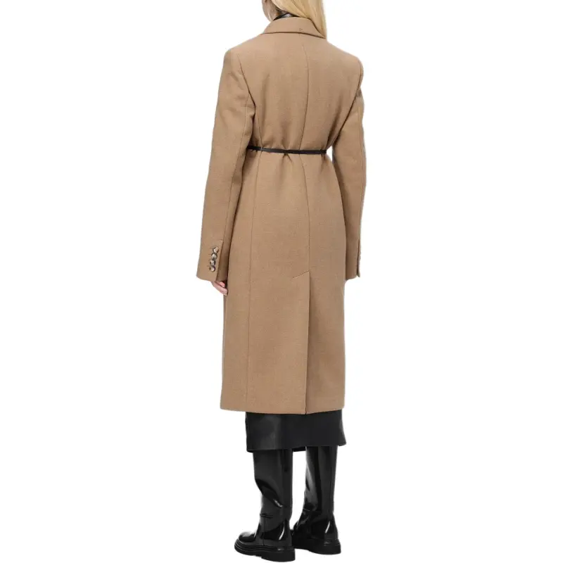 SportMax Double Breasted Belted Trench Coat-3