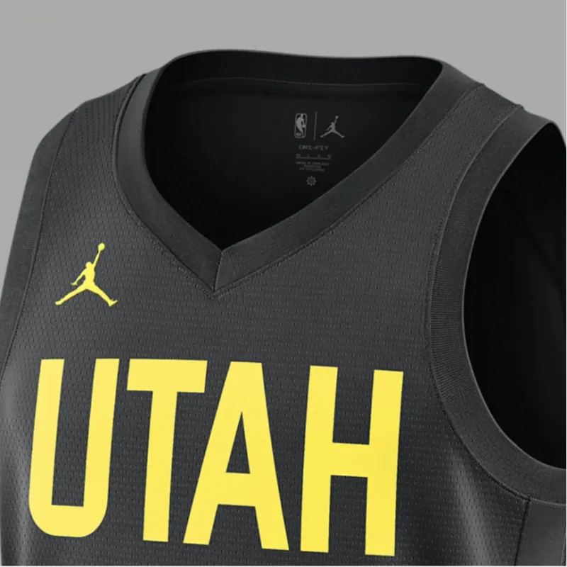 Jordan Utah Jazz Statement Edition Men's Jordan Dri FIT Nba Swingman Jersey-2