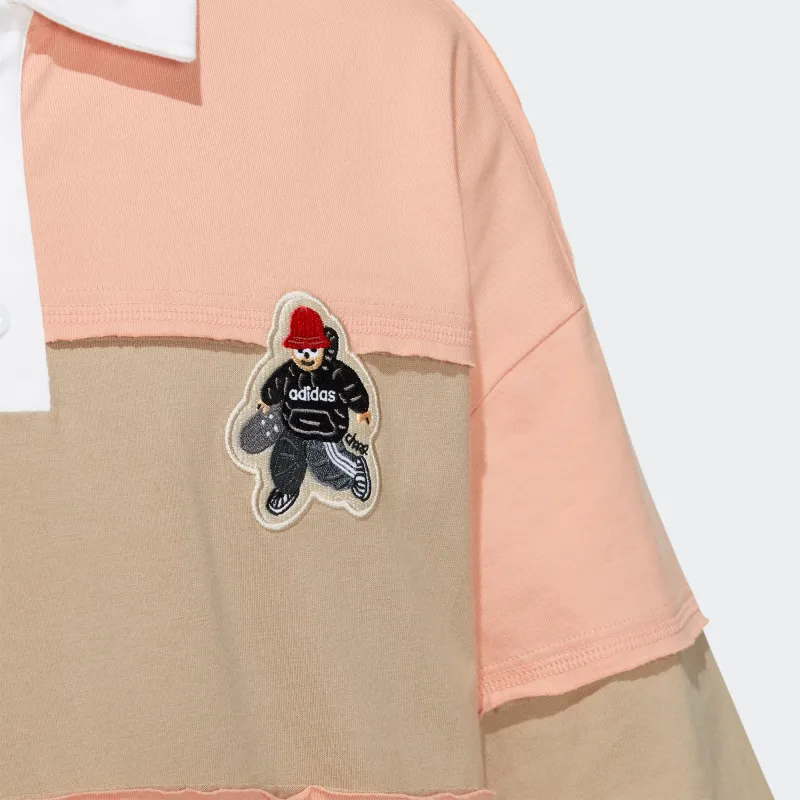 Adidas Originals CHARR MORITA Polo Shirts Unisex Pink-5