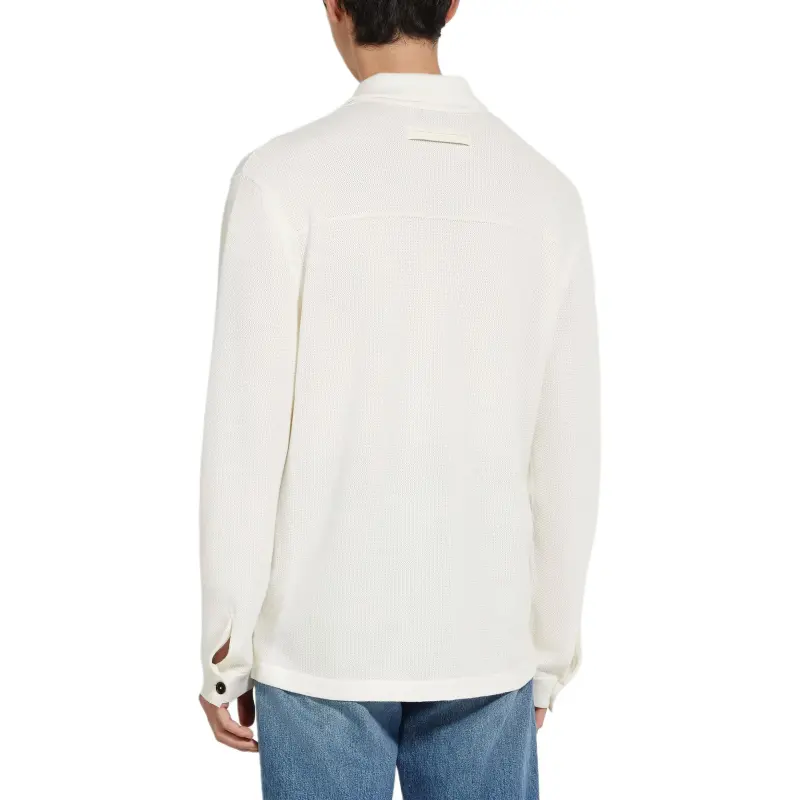 Ermenegildo Zegna Long Sleeved Knitted Shirt-2