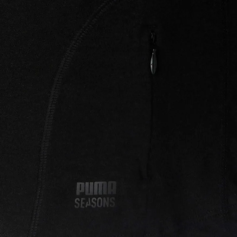 PUMA SEASONS SEASONS Wool Long Sleeve Shirt Sweater Women's Black-4